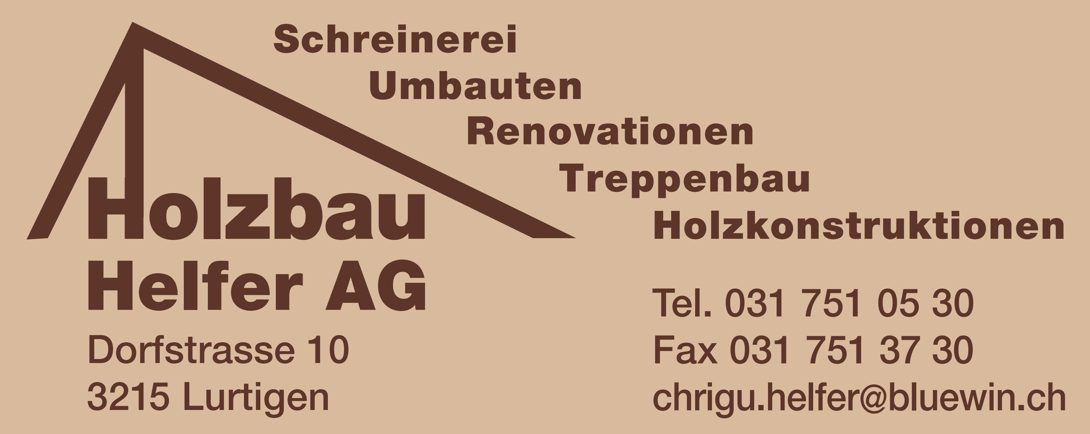 Holzbau Helfer AG, Lurtigen